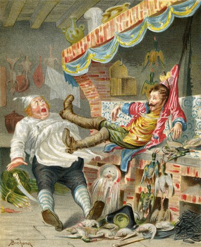Flight with Ducks Down a Chimney, from 